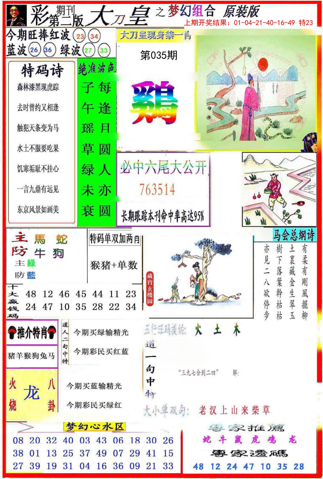 2025035期大刀皇之(梦幻组合)