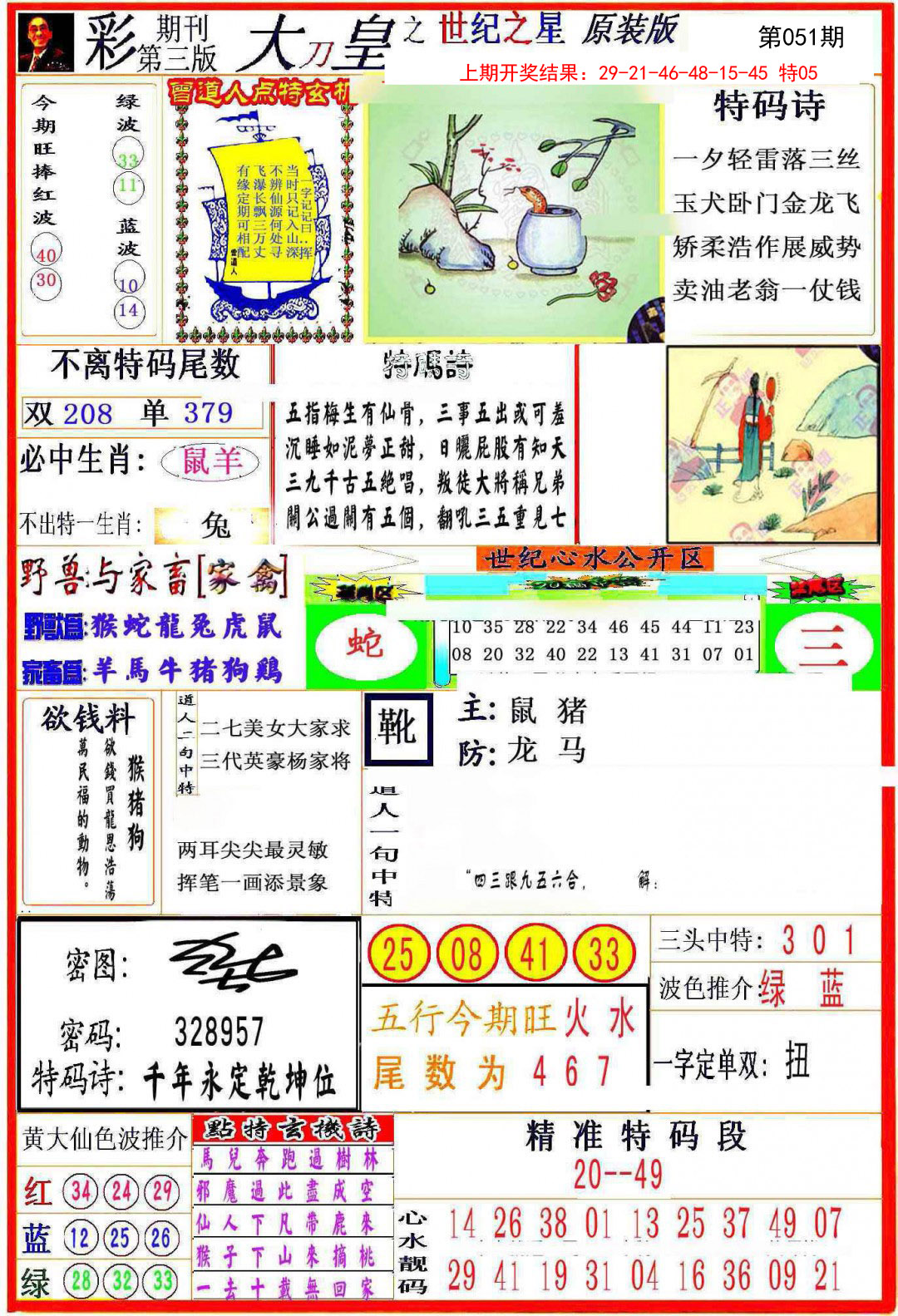 2025051期大刀皇之(世纪之星)
