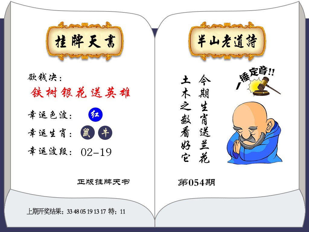 2025054期挂牌天书