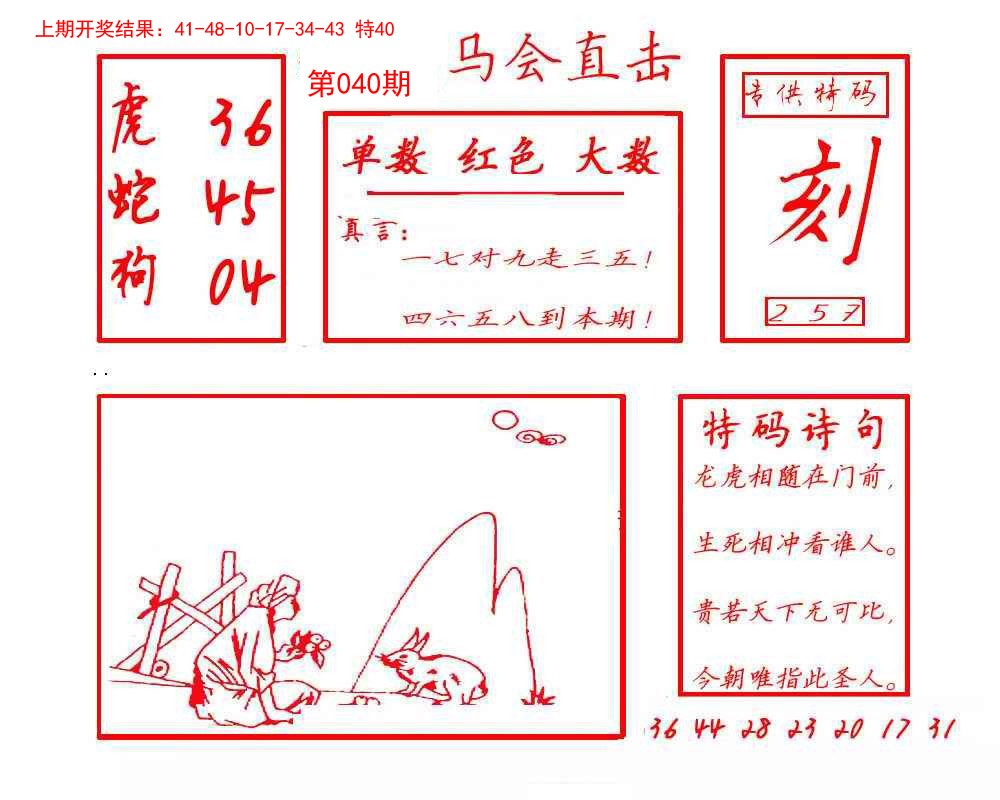 2025040期马会直击