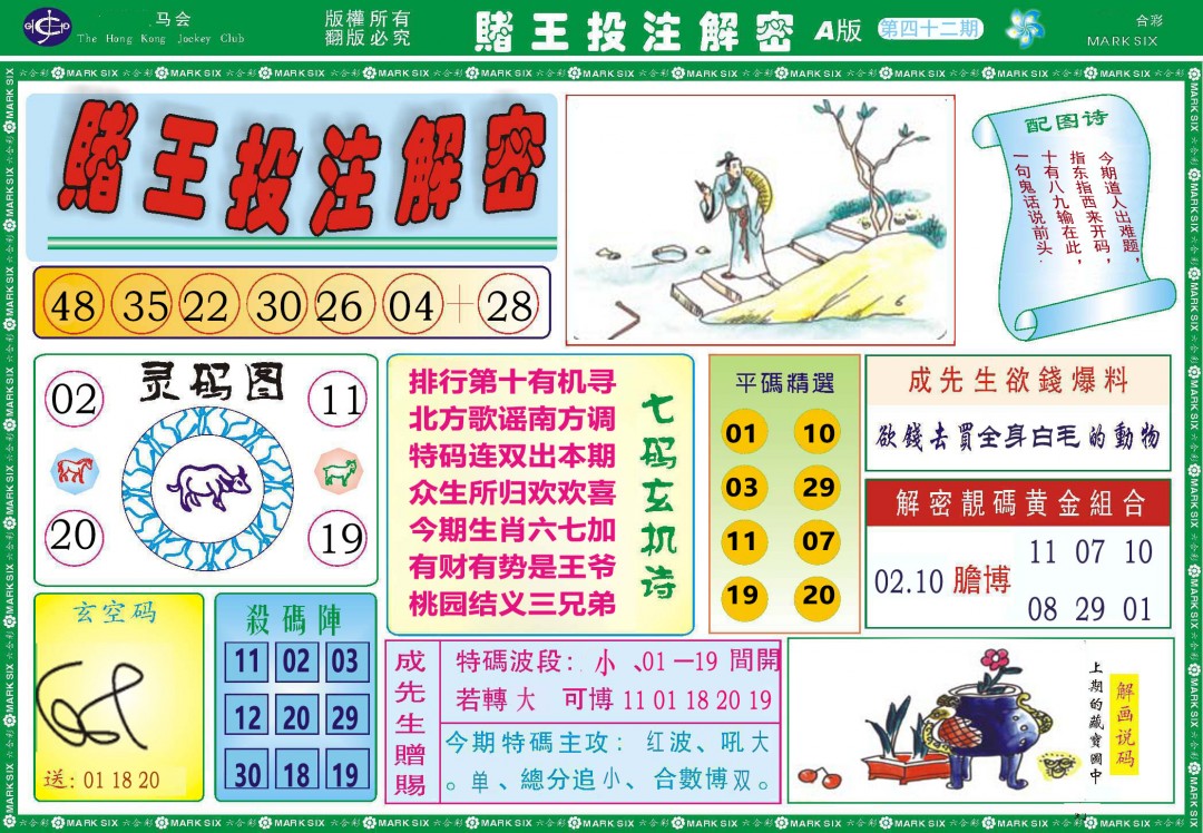 2025042期赌王投注解密