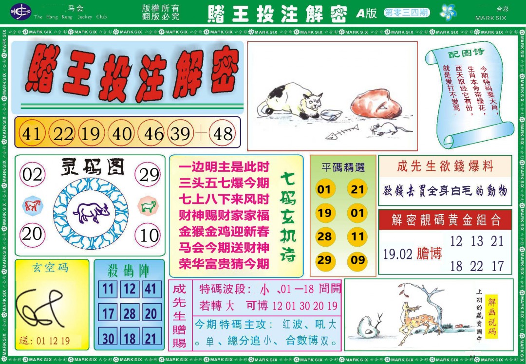 2025034期赌王投注解密