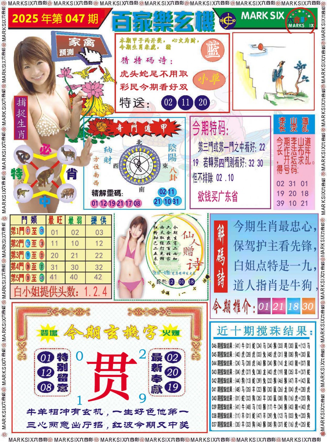 2025047期百家乐玄机