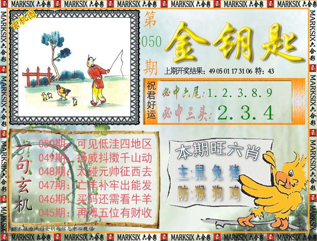 2025050期金钥匙
