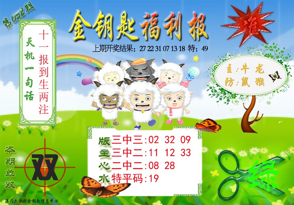 2025052期《金钥匙福利》