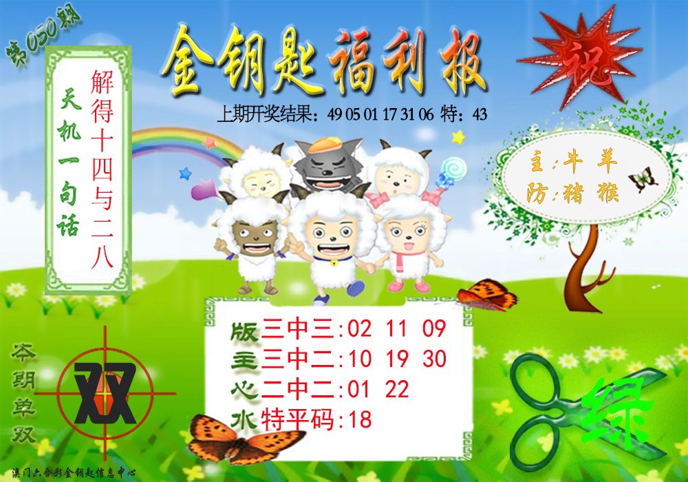 2025050期《金钥匙福利》