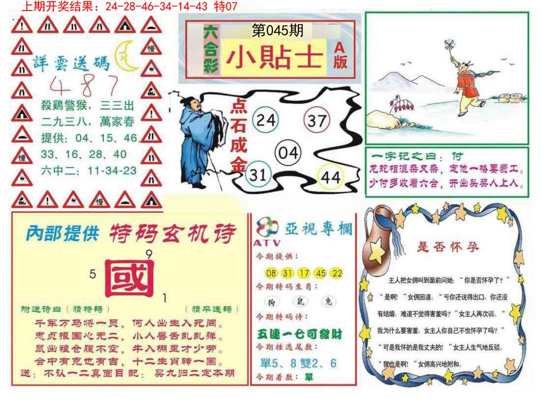 2025045期小贴士A