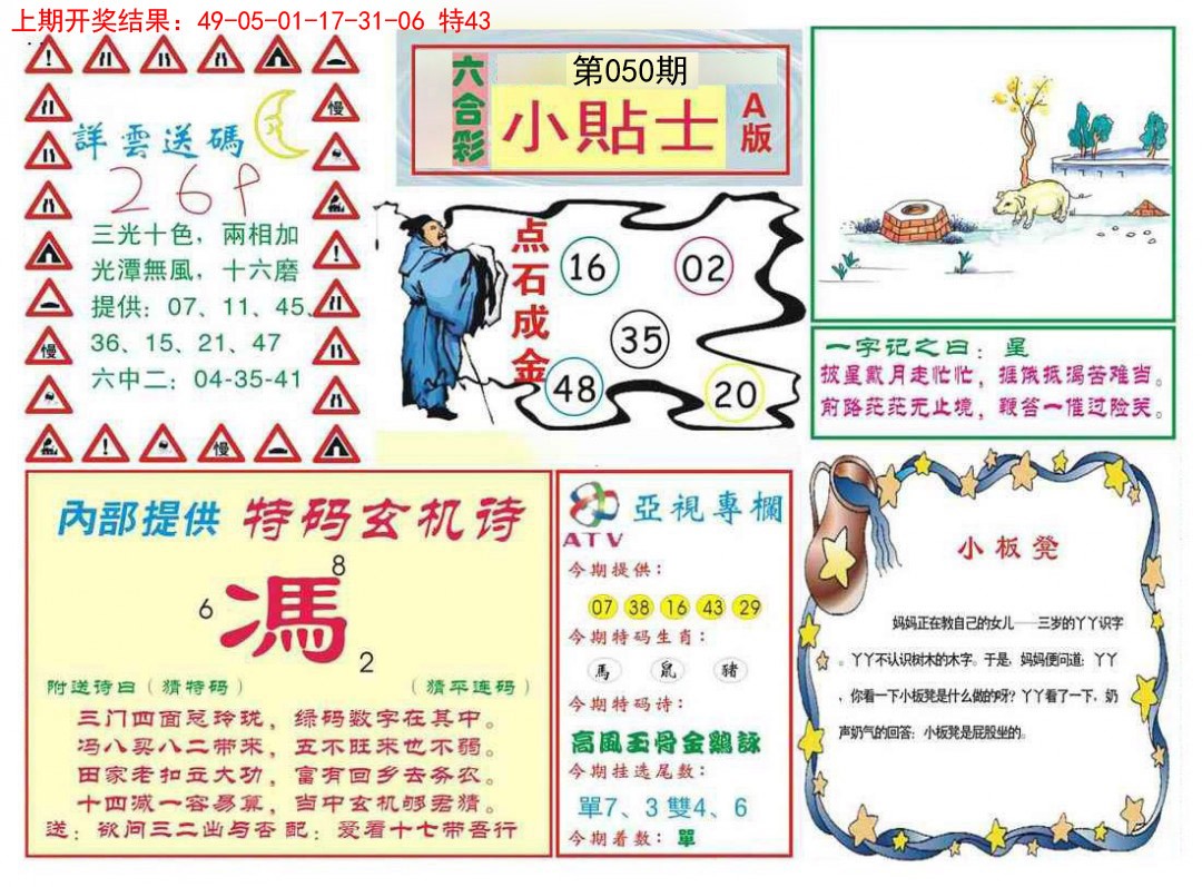 2025050期小贴士A