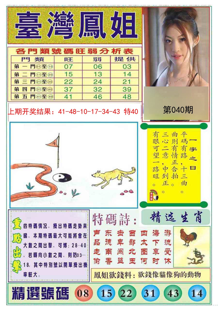 2025040期台湾凤姐