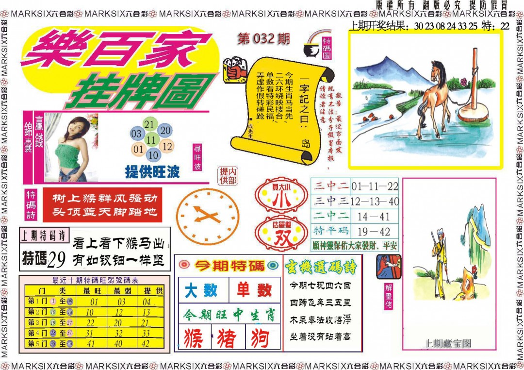 2025032期乐百家挂牌图