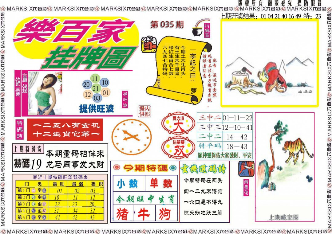 2025035期乐百家挂牌图
