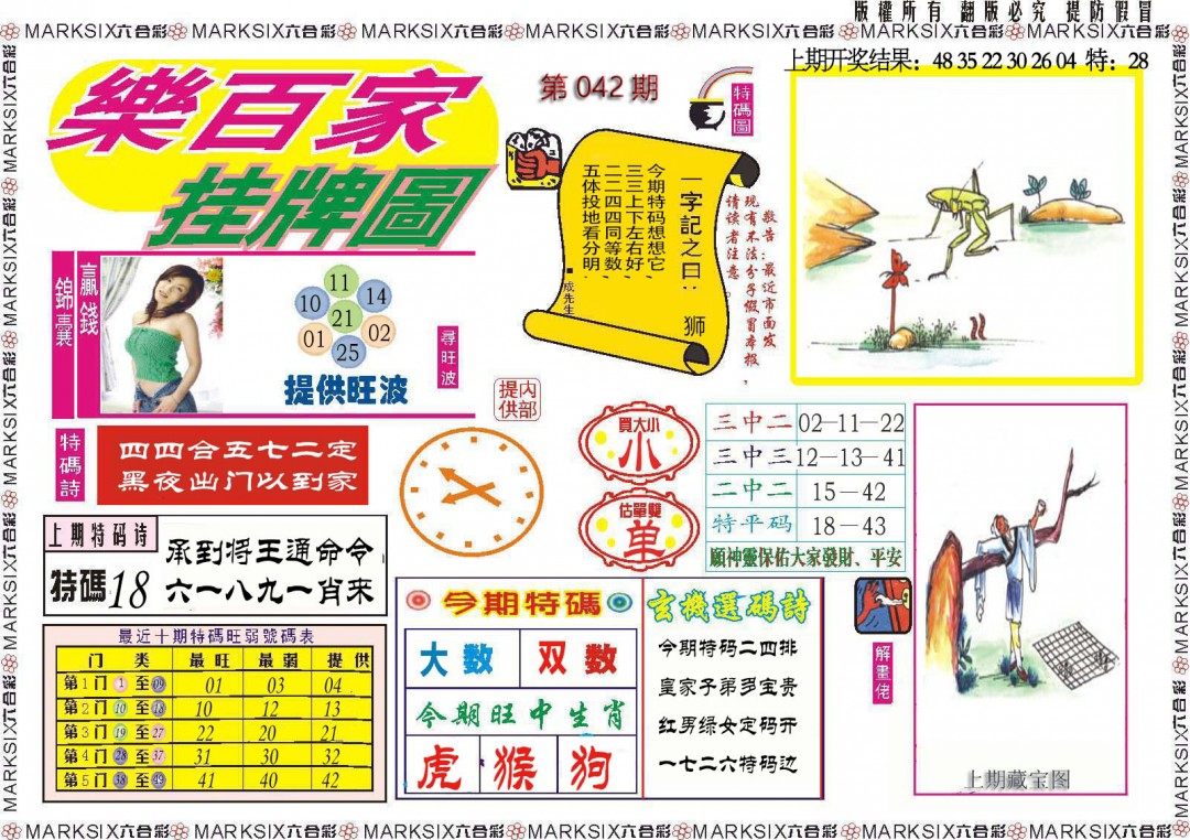 2025042期乐百家挂牌图