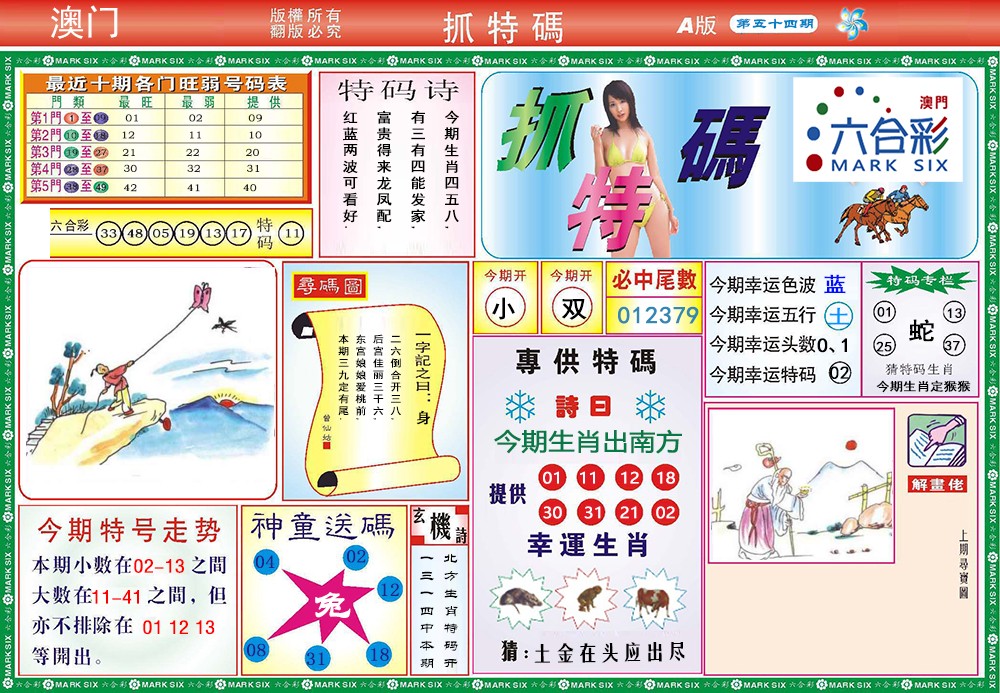 2025054期118抓特码A