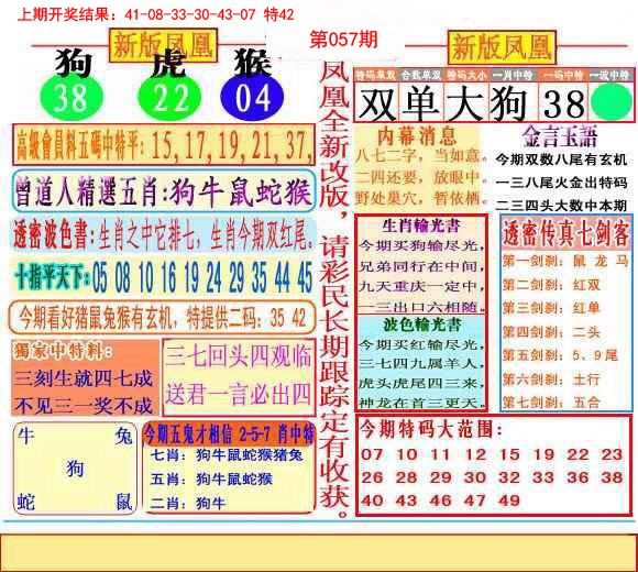 2025057期二代凤凰报