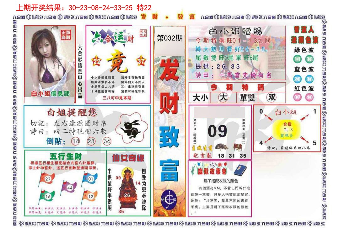 2025032期发财致富