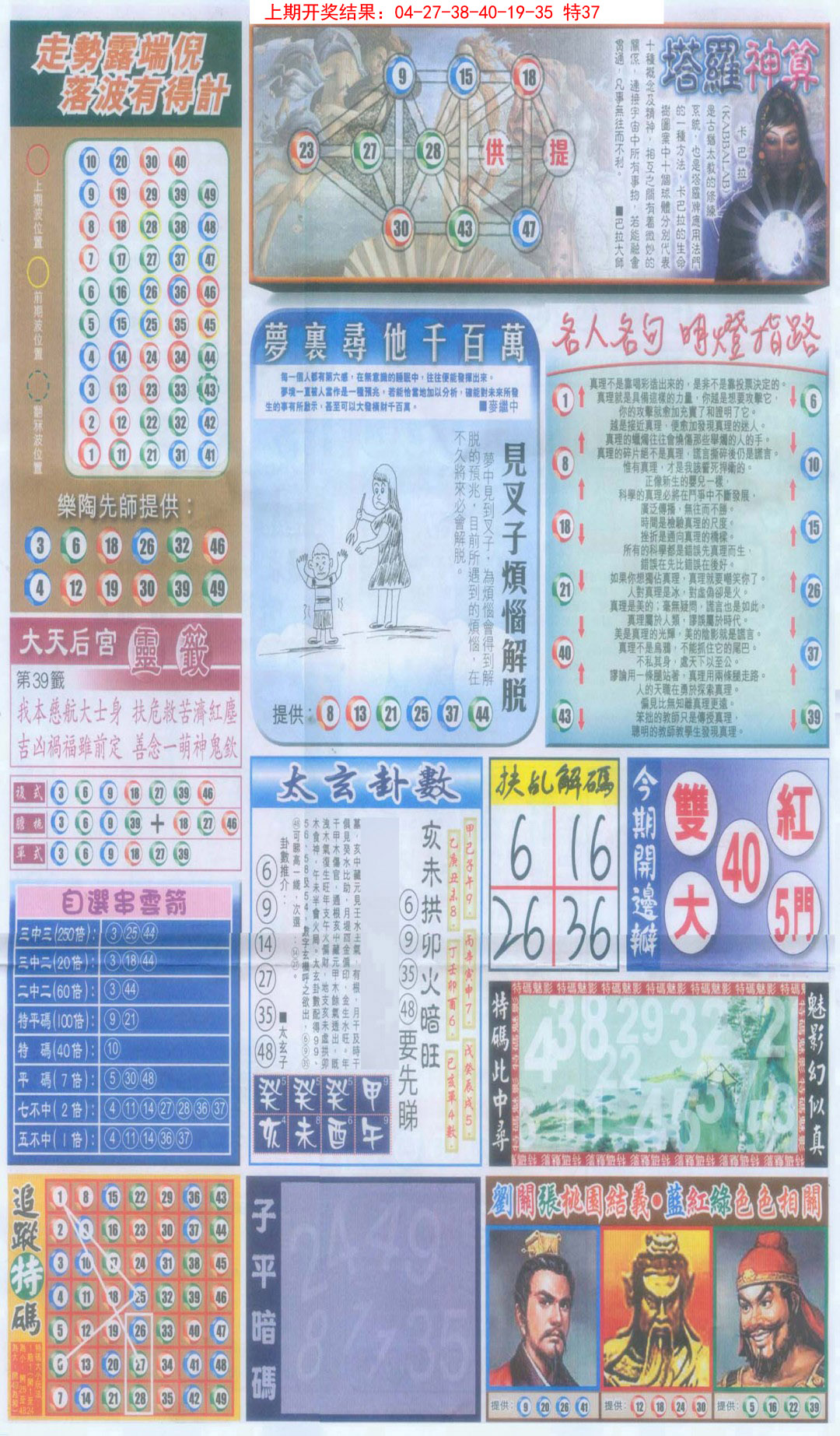 2025044期新报跑狗-2(背面)
