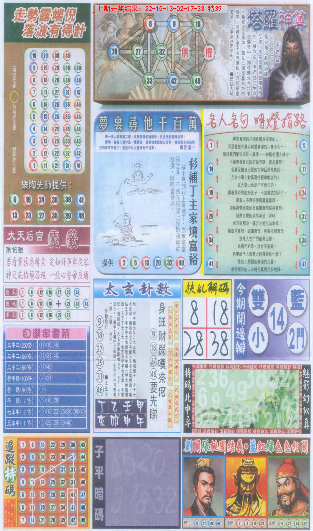 2025033期新报跑狗-2(背面)