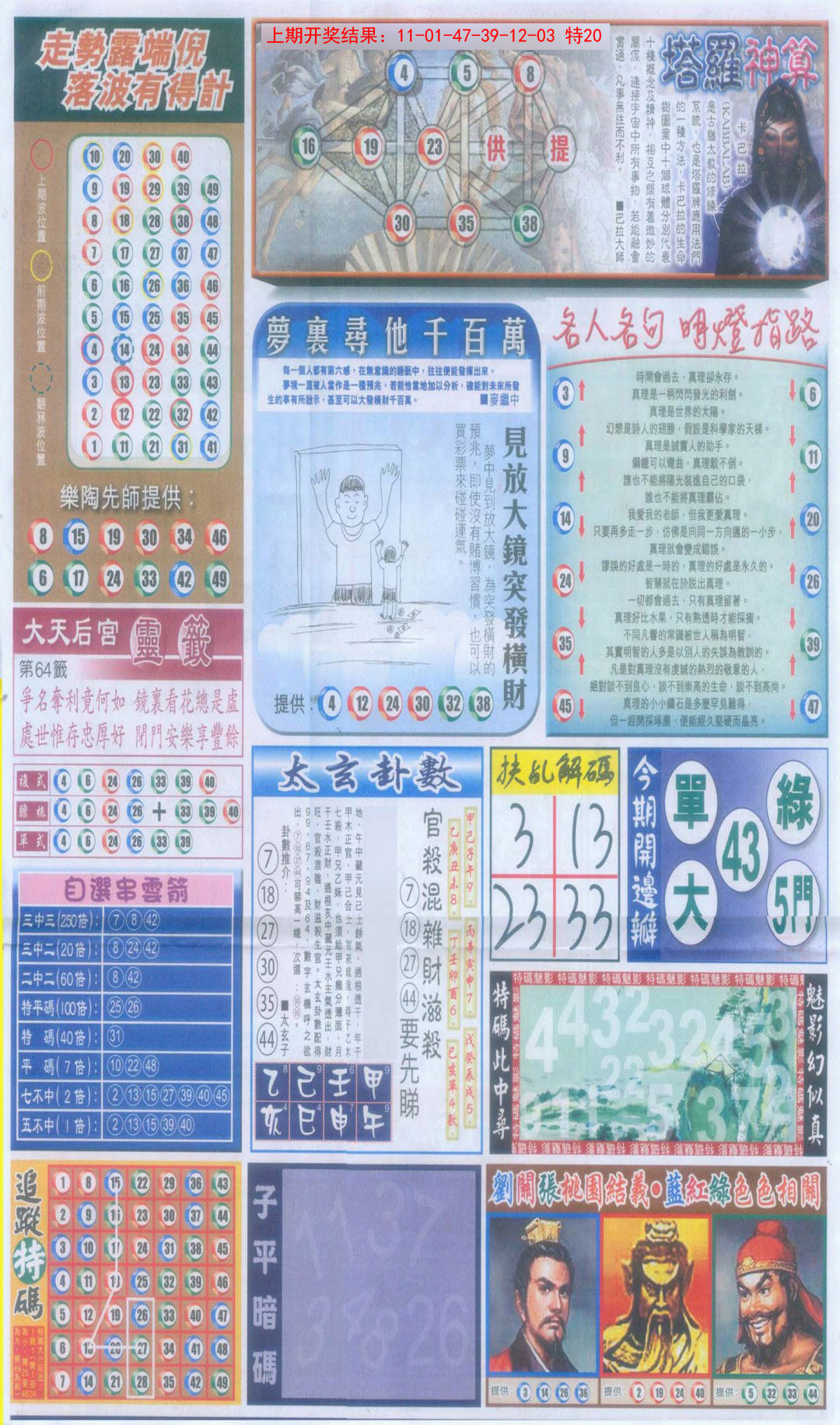 2025039期新报跑狗-2(背面)