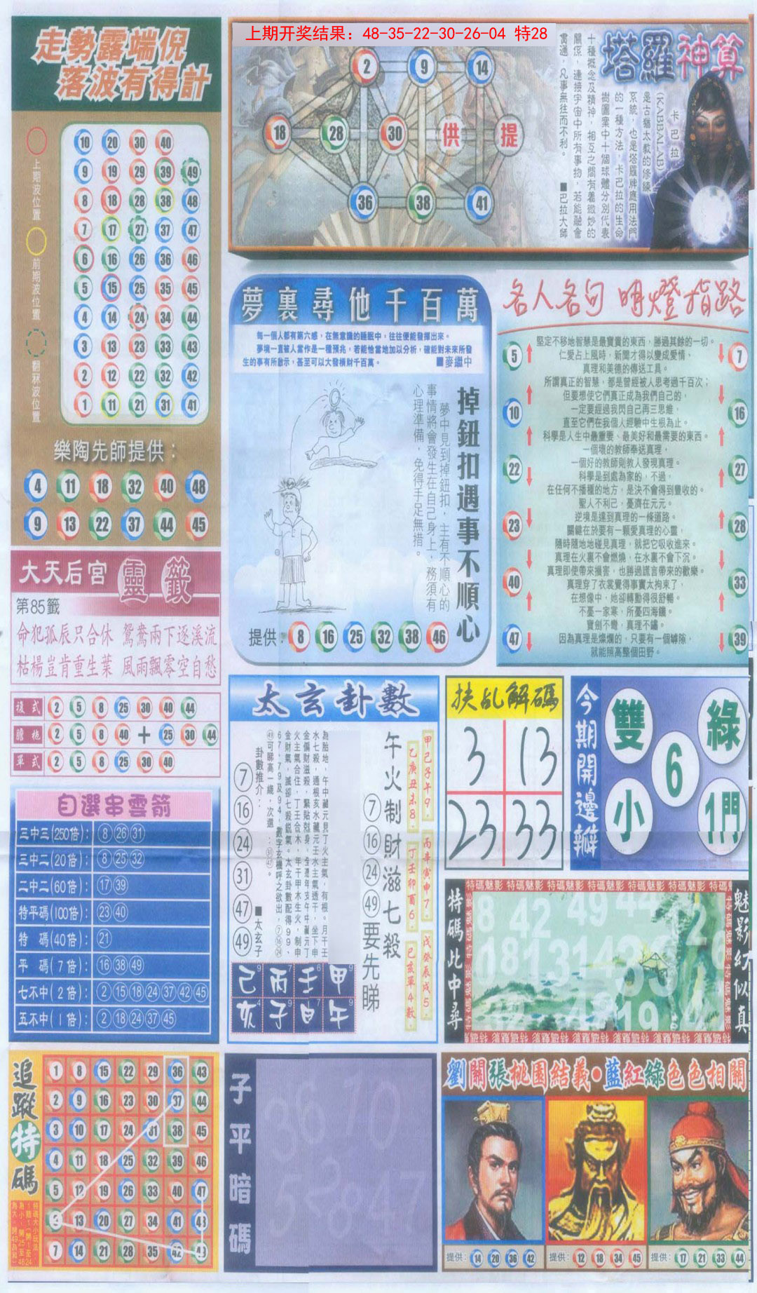 2025042期新报跑狗-2(背面)