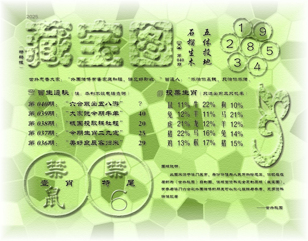 2025040期老《藏宝图》