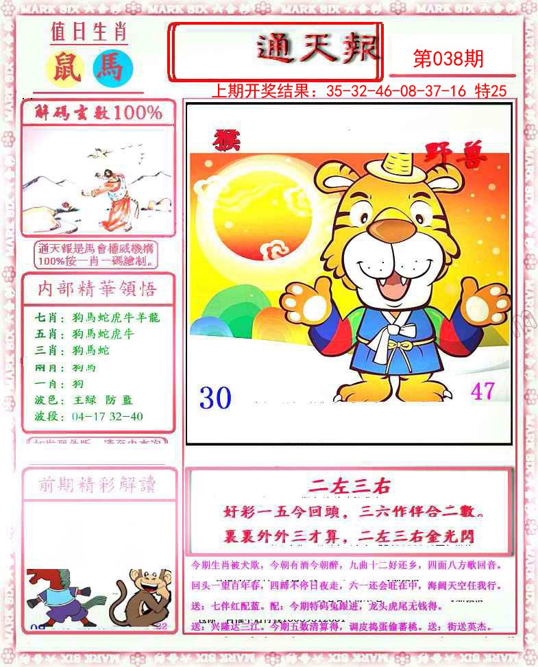 2025038期小喜通天报