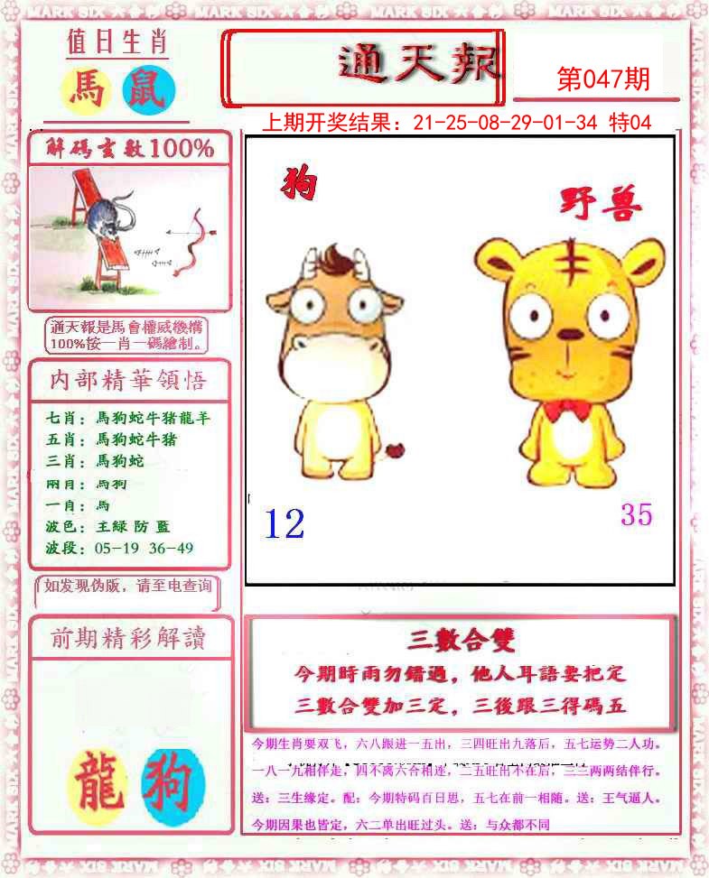 2025047期小喜通天报