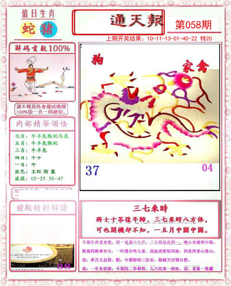 2025058期小喜通天报