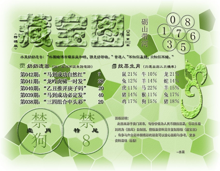 2025042期(水果奶奶藏宝图)最老版