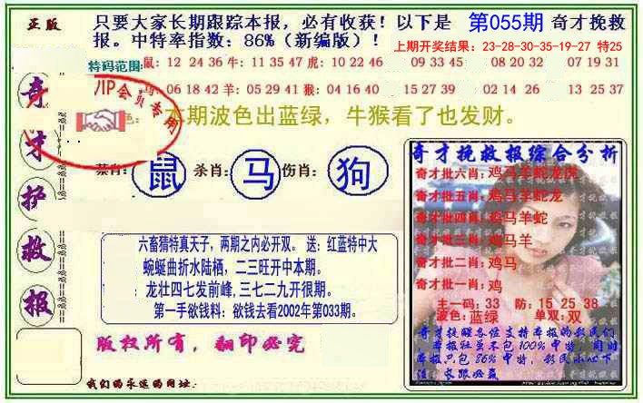 2025055期挽救报
