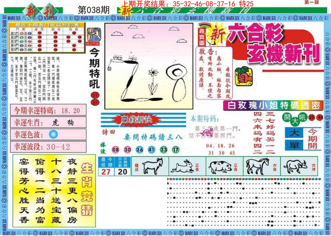 2025038期新六合彩特码新刊A