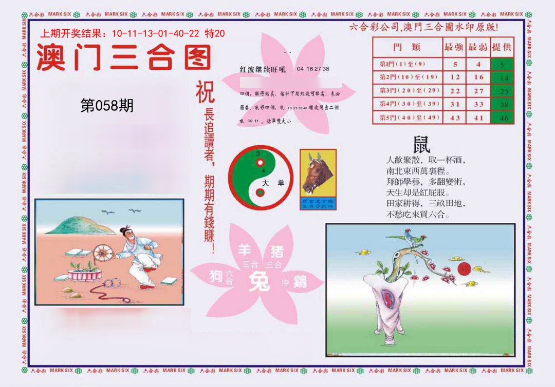 2025058期4-澳门三合