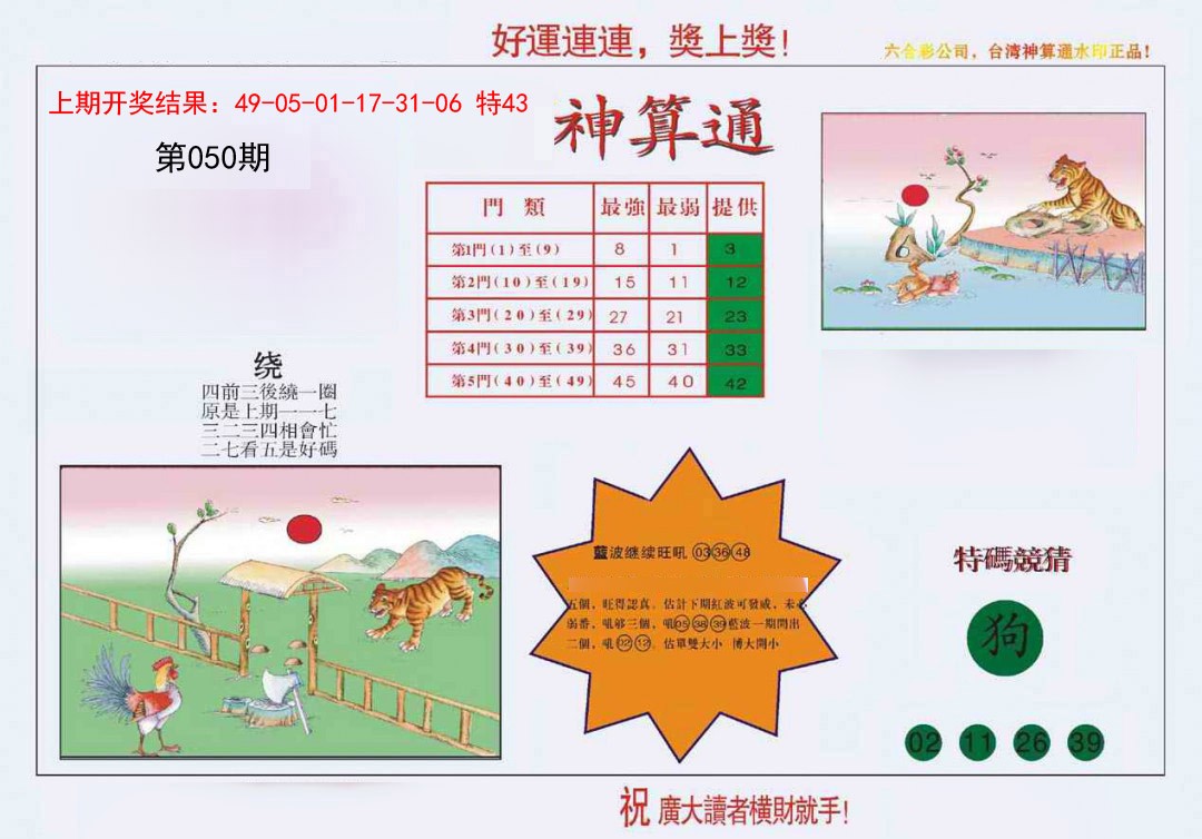 2025050期4-台湾神算