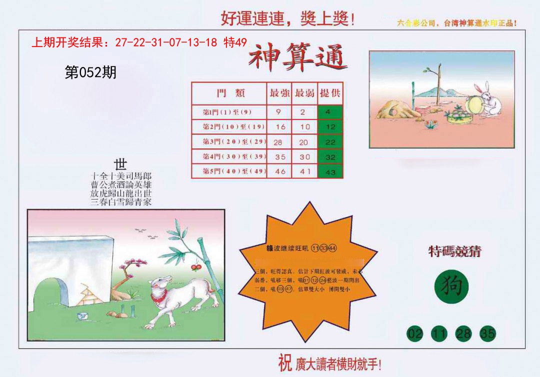 2025052期4-台湾神算