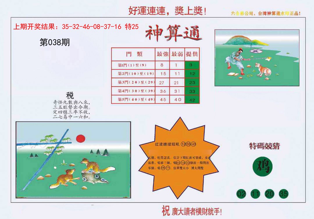 2025038期4-台湾神算
