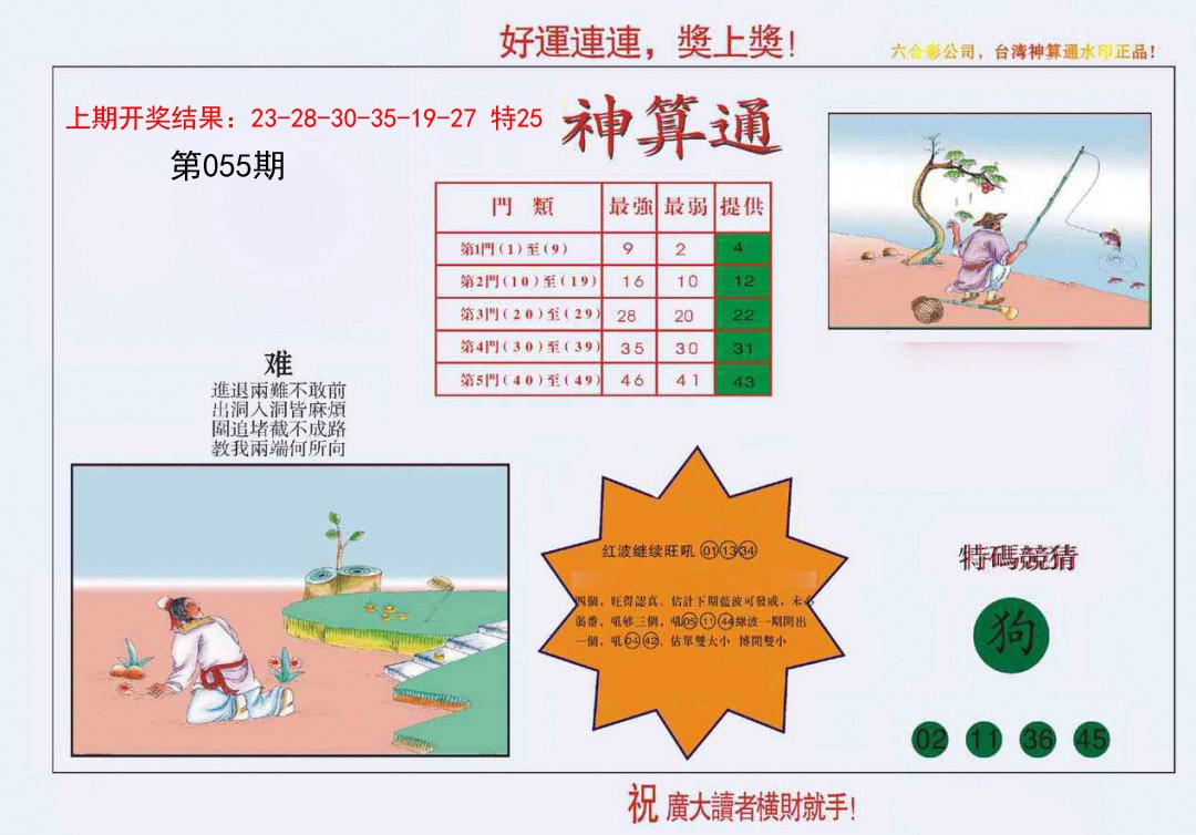 2025055期4-台湾神算