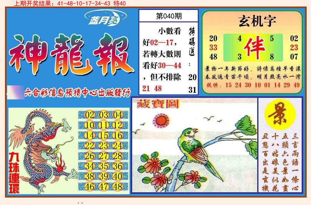 2025040期神龙报