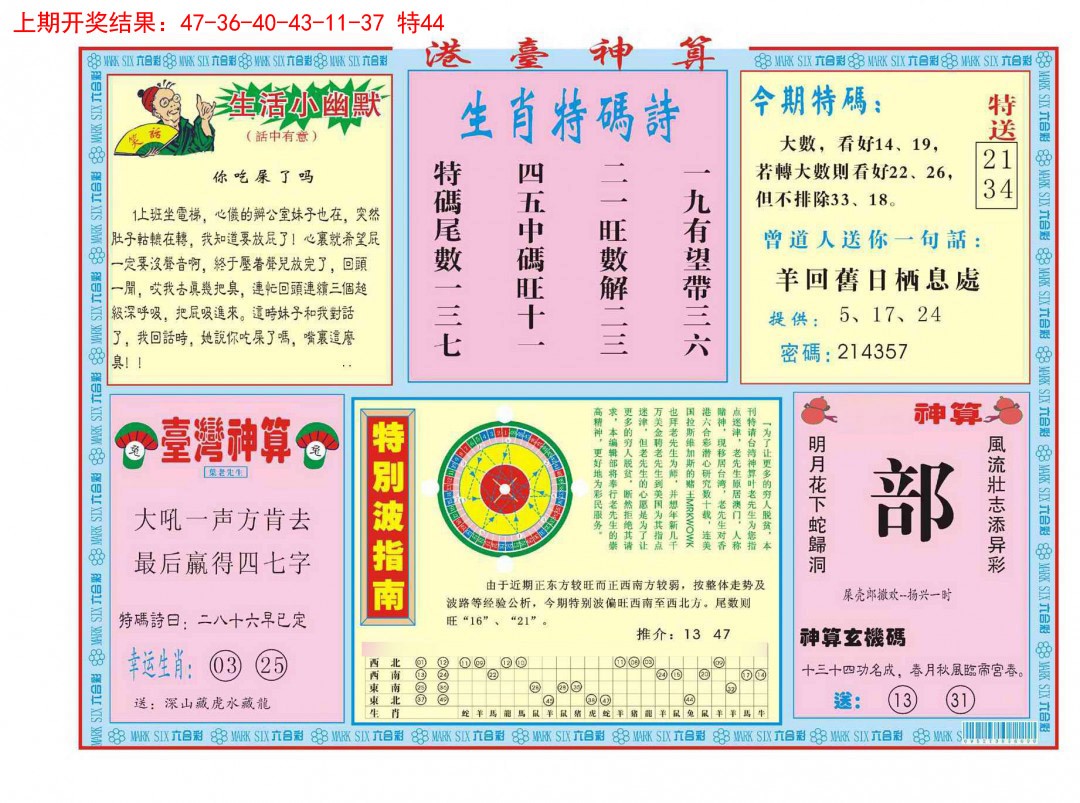 2025056期港台神算B