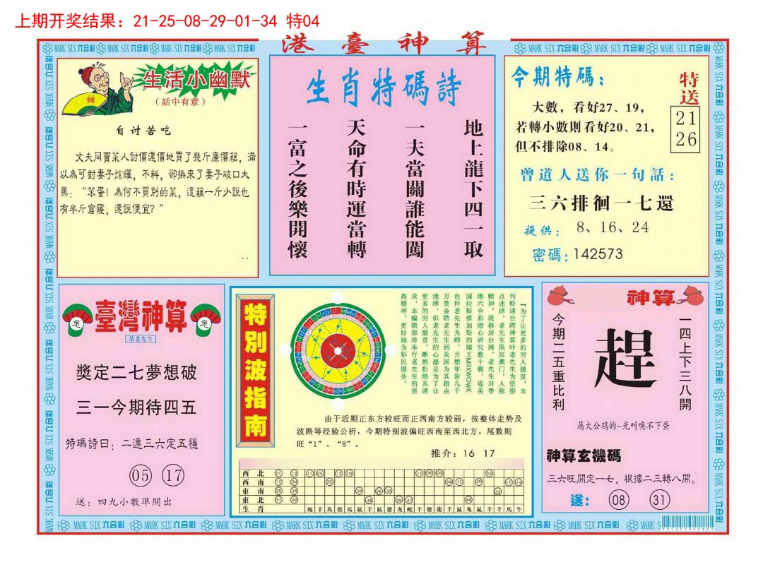 2025047期港台神算B