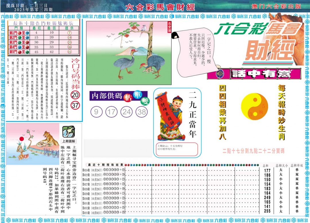 2025034期马会财经A