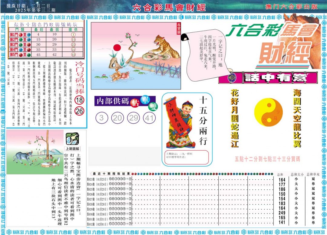 2025033期马会财经A