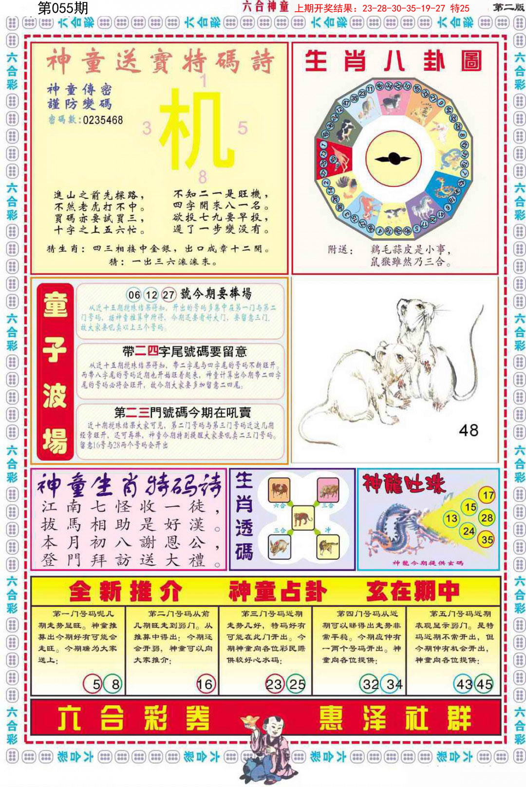 2025055期六合神童B