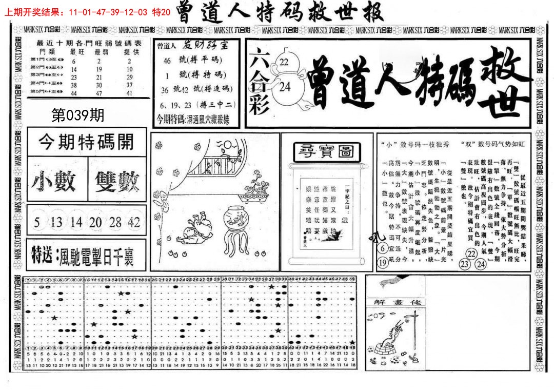 2025039期曾道人特码救世A