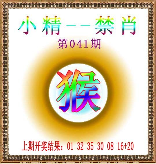 2025041期小精禁肖