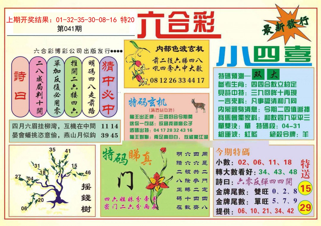 2025041期小四喜