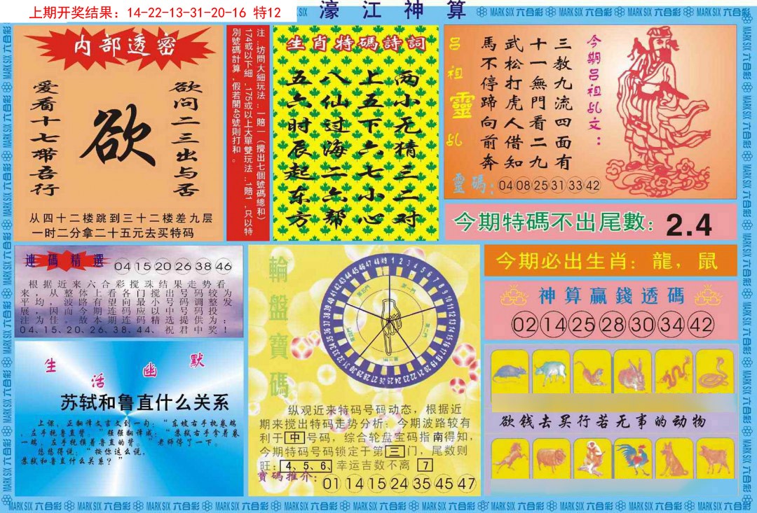 2025048期濠江神算B