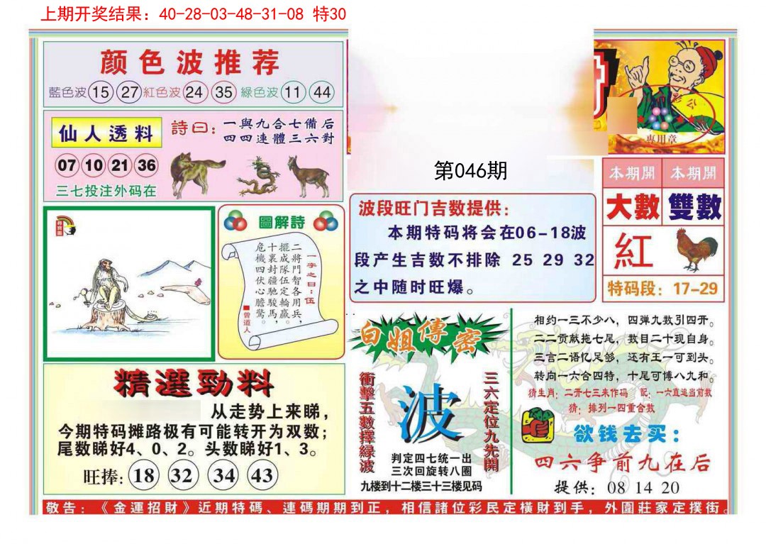 2025046期金运招财