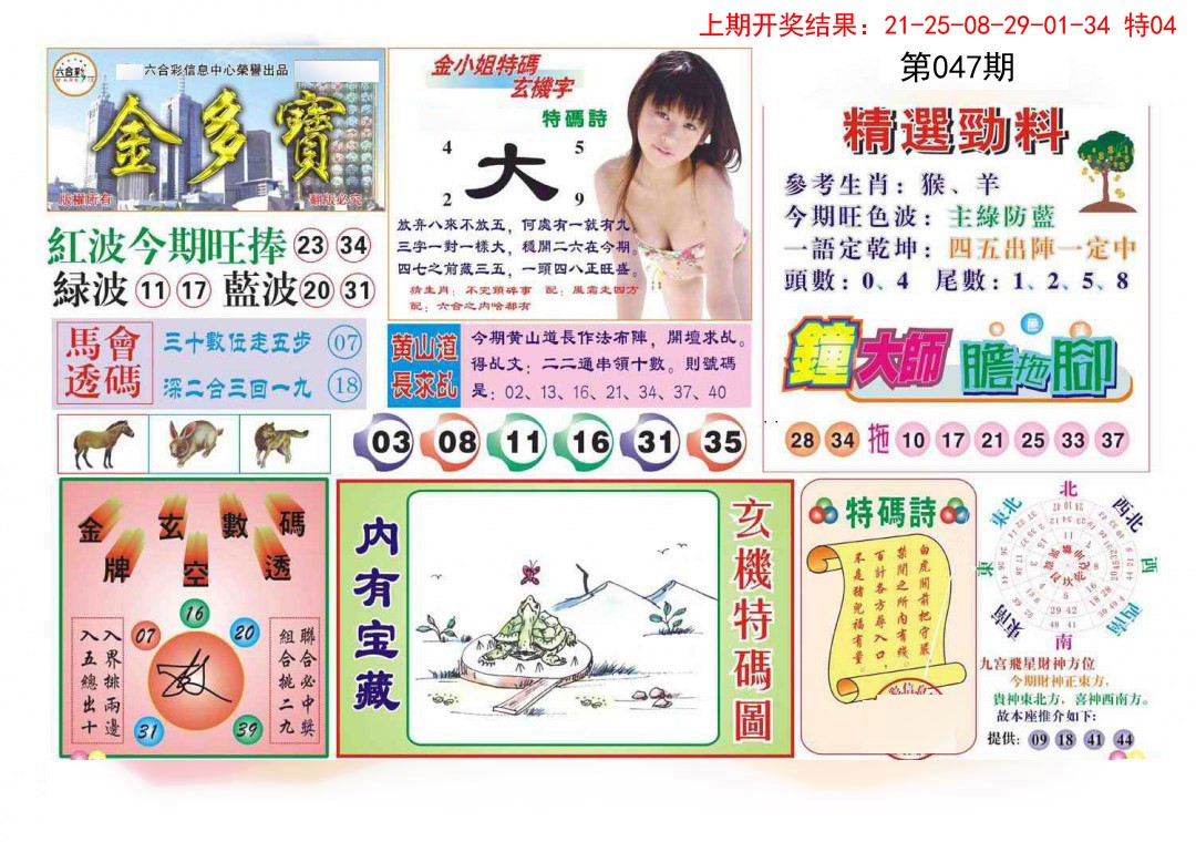 2025047期金多宝