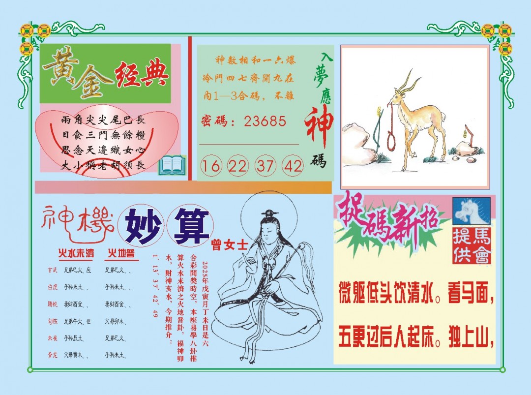 2025038期老版曾女士B