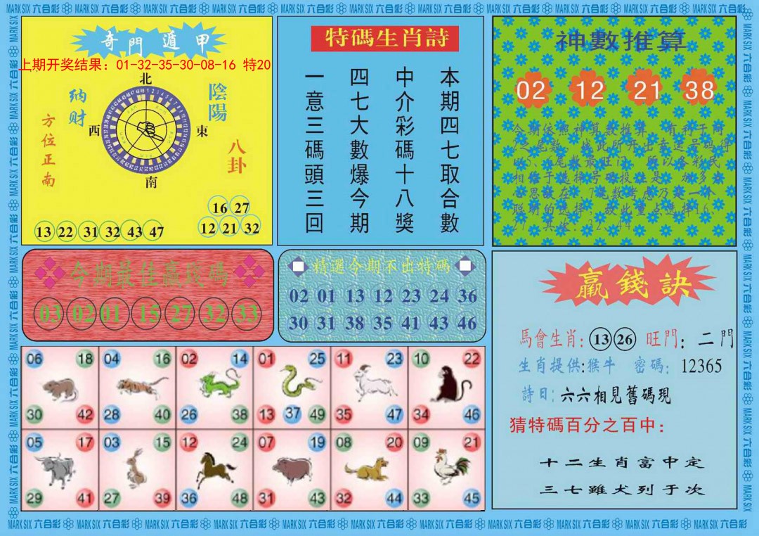 2025041期黄大仙灵码B