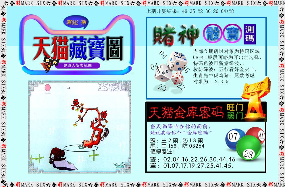 2025042期天猫藏宝图